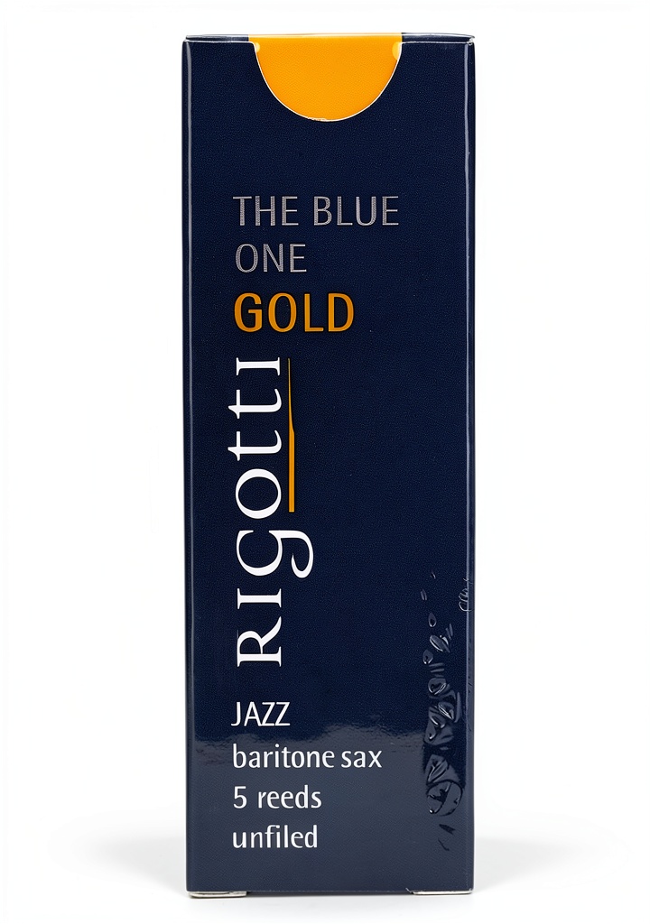 Baritone saxophonist using Strength 3.5 Light reeds in a rehearsal studio