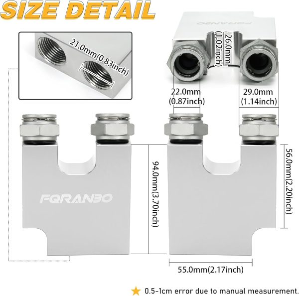 Thermal Bypass Valve FQRANBO Aluminum Alloy Design-1