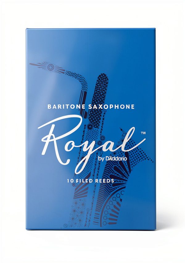 Baritone Saxophone Reed Rico RLB1050 Cream Brass-1