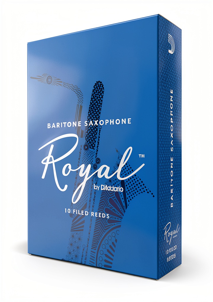 Baritone saxophone reed placed on a music stand