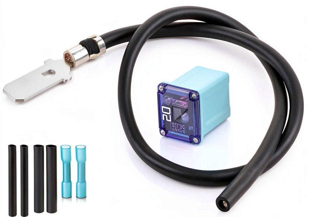 Installation of KPALAG fuel pump fuse relocation kit in a Ford F150 fuel tank