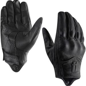 Leather Motorcycle Gloves Harssidanzar Touchscreen-0