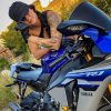 Leather Motorcycle Gloves Harssidanzar Touchscreen-3