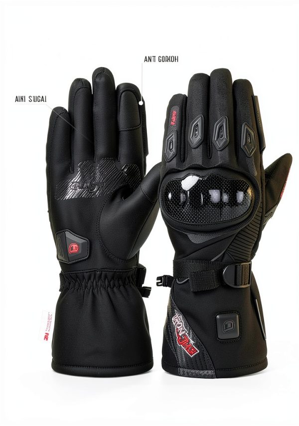 Heated Riding Gloves BORLENI Polyester Waterproof-7
