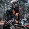 Leather Motorcycle Gloves Harssidanzar Touchscreen-2