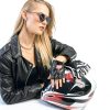 Styquenzer Black PU Leather Motorcycle Gloves-5