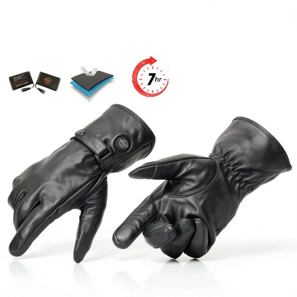 Milwaukee Leather Heated Gloves Men’s Black 5X-Large Rechargeable-1