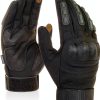 KUMGIM Motorcycle Gloves Black Tactical Riding Gloves ZSST001 Small-0