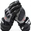 RIDEIRON Riding Gloves Waterproof Winter Sport Gloves Black Medium-5