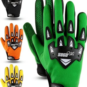 SAGA SPORTS Kids Motorcycle Gloves – Multi‑Color Cycling Gloves Small-0