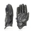 Shaf Black Motorcycle Gloves MG7570 Full‑Grain Cowhide Gel Palm-5