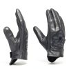 Shaf Black Motorcycle Gloves MG7570 Full‑Grain Cowhide Gel Palm-2