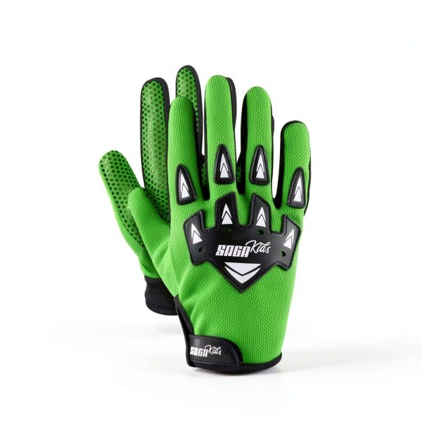 SAGA SPORTS Kids Motorcycle Gloves – Multi‑Color Cycling Gloves Small-4