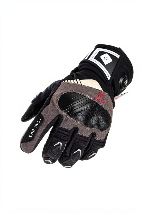 RIDEIRON Riding Gloves Waterproof Winter Sport Gloves Black Medium-1