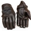 Shaf Black Motorcycle Gloves MG7570 Full‑Grain Cowhide Gel Palm-3