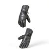 Leather Motorcycle Gloves Jackets 4 Bikes Padded Water Resistant Black-2