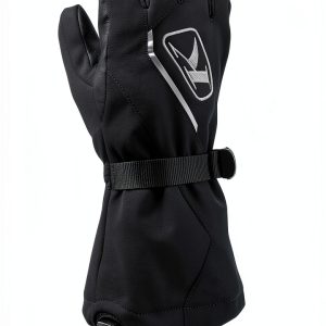 KLIM Snowmobiling Gloves Gore‑Tex 3M Thinsulate Black Fiery Red-0