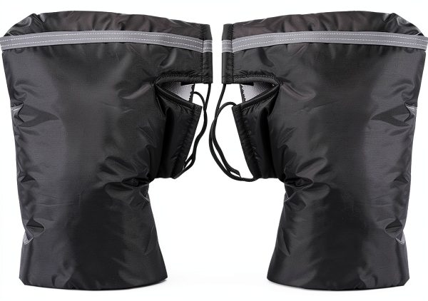 Cycling Gloves Ibluelover Black & Stripe Reflective Thermal Windproof-0