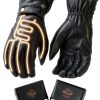 Milwaukee Heated Gloves Leather Waterproof Rechargeable Black-0