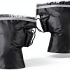 Haozaikeji Snowmobile Racing Gloves Black Thermal Waterproof One Size-0