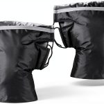 Haozaikeji Snowmobile Racing Gloves Black Thermal Waterproof One Size-0