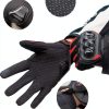 Motorcycle Gloves KEMIMOTO Touchscreen Shell Anti‑Slip Black XL-1