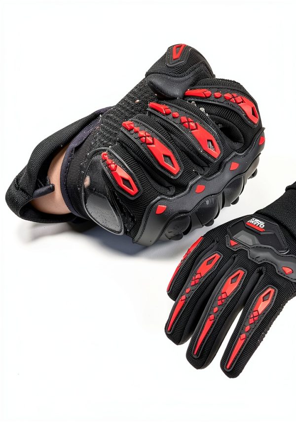 Motorcycle Gloves KEMIMOTO Touchscreen Shell Anti‑Slip Black XL-2
