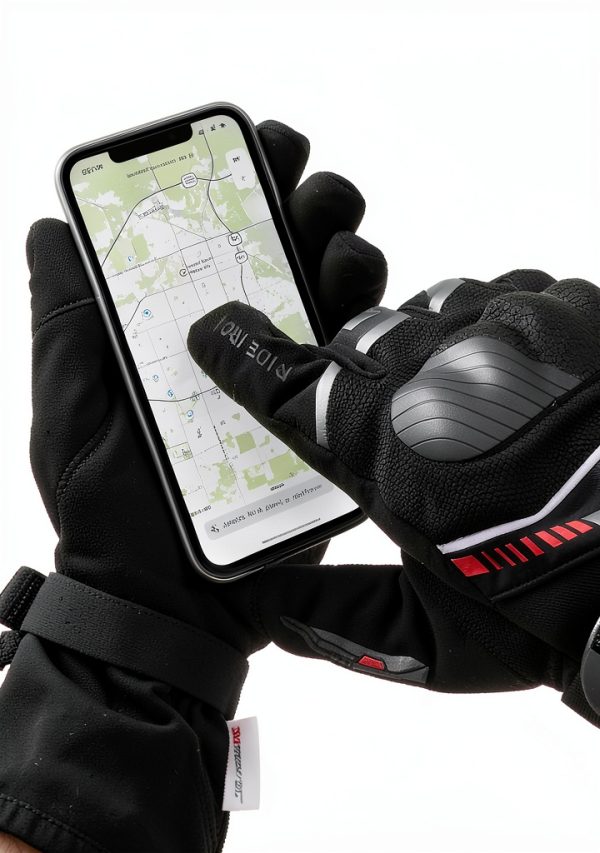 Winter Motorcycle Gloves for Men & Women Waterproof Warm Cold Weather Riding Gloves with Touchscreen for ATV UTV Riding, Road Racing, Snowmobile, Motocross-5