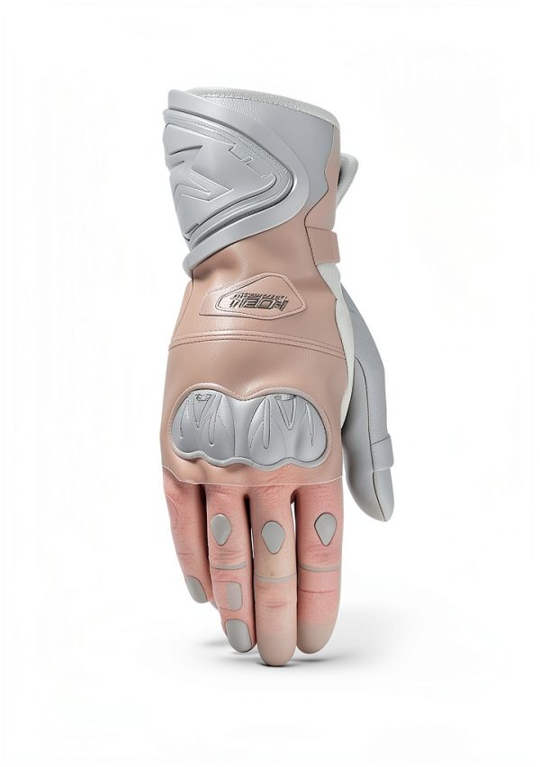 Alpinestars SMX-1 Air V2 Gloves Black/Red Fluorescent Large Men-1